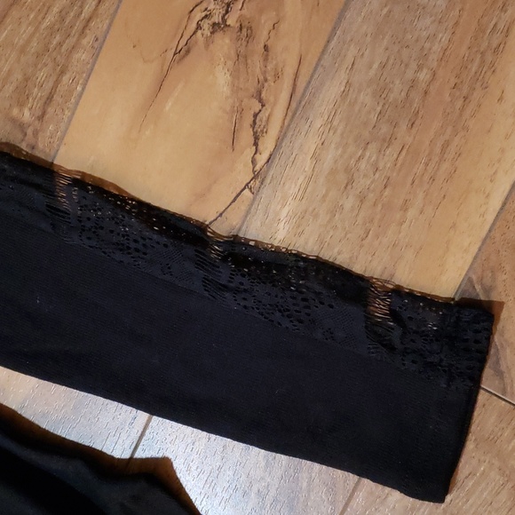 NEW Ardene lace sleeve tunic black - Picture 4 of 4